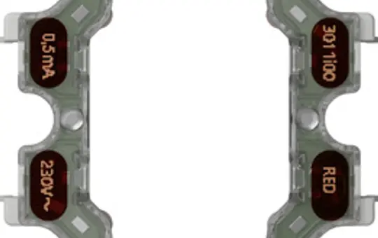GIRA 3793011 Élément d'éclairage LED Variante 3, 230 V | rouge