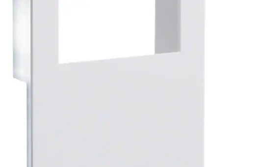 HAGER SL201159329016 tehalit device carrier top part standard | traffic white | 20x115 mm