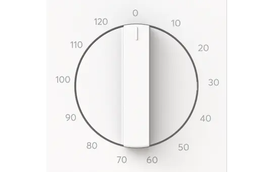 BUSCH-JAEGER 1771-44M-103 Time Switch Insert linear type 120 minutes | studio white matt