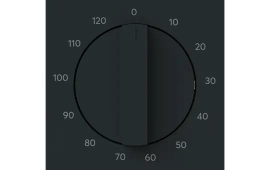 BUSCH-JAEGER 1771-45M-103 Minuterie à commande linéaire 120 minutes | noir mat