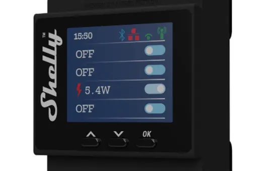 SHELLY Pro 4PM Switching Actuator 4 channel