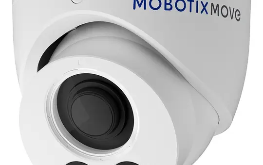MOBOTIX Mx-VT1A-503-IR Caméra dôme antivandale MOVE Objectif varifocal motorisé de 5 MP | blanc