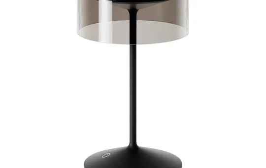 SIGOR 4525001 Lampe à batterie en verre Numotion 2,2W FlexMood 2200K/2700K IP54 171lm Ra85 faible | noir nuit