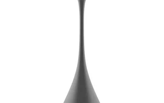 SIGOR 4540201 Lampe de table à batterie Nudrop 2,2 W Flex Mood 2200 K/2700 K IP54 170 m IRC 85 (diminution de l'intensité) | gris graphite | ⌀99x290 mm