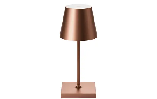 SIGOR 4548001 Lampe de table rechargeable Nuindie mini USB-C 2,2W FlexMood 2200K/2700K IP54 168/197lm Ra85 | couleur bronze