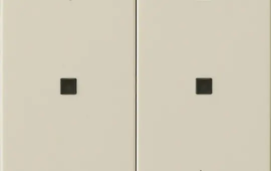 GIRA 549201 eNet Commande sans fil System 55 2 fois, flèches | blanc crème brillant