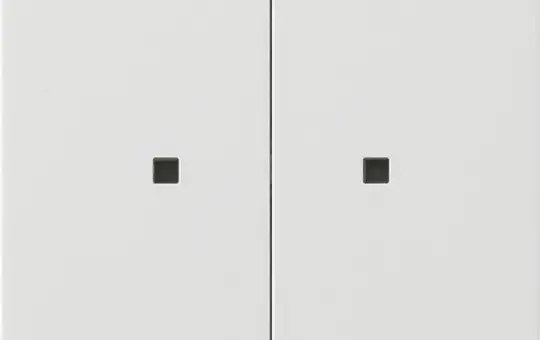 GIRA 5492112 eNet Radio Control Attachment Surface Switch 2-fold, arrows | pure white shiny