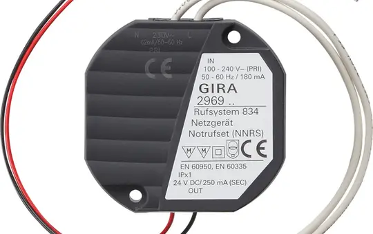 GIRA 296900 Redresseur d'alimentation Alimentation encastrée 250 mA