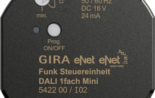 GIRA 542200 eNet unité de commande radio mini 1 voie, DALI