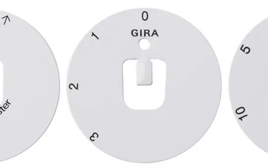 GIRA 818300 Set of Symbol Discs System 55 with gag