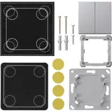 GIRA 823226 Kit de montage EnOcean émetteur mural sans fil Système 55 2 fois | couleur alu
