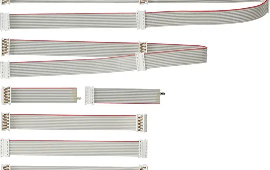 GIRA 857400 Set de câbles Système 106 2x2 vitesses, 4 vitesses, 5 vitesses