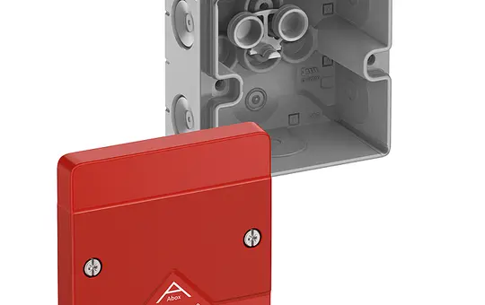 SPELSBERG Abox 025-L/SB Boîte de dérivation sans bornes standard | gris/rouge | 2,5 mm²