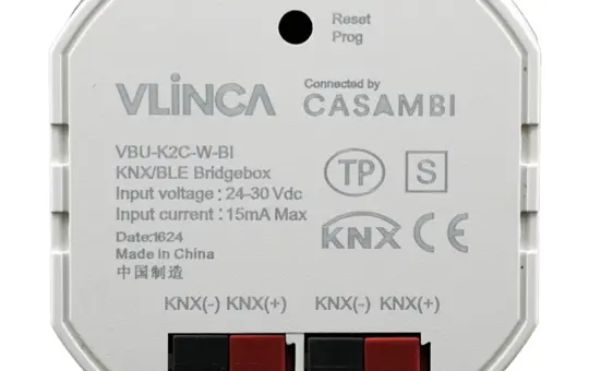 VLINCA VBU-K2C-W-BI Casambi KNX Gateway 16 Casambi scenes