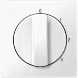 MERTEN 567219 Rotary Switch Cover System M 3 stages | polar white glossy