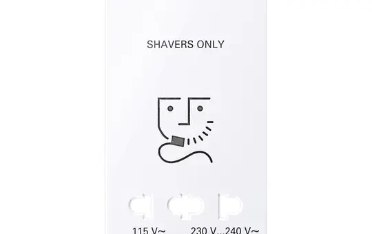 MERTEN MEG2109-3435 Central Plate Shaver Socket Design standard | lotus white