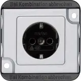 MERTEN MEG2300-7060 SCHUKO socket PANZER Touch protection | matt silver