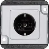 MERTEN MEG2400-7060 SCHUKO socket PANZER Touch protection, screw lift terminals | matt silver