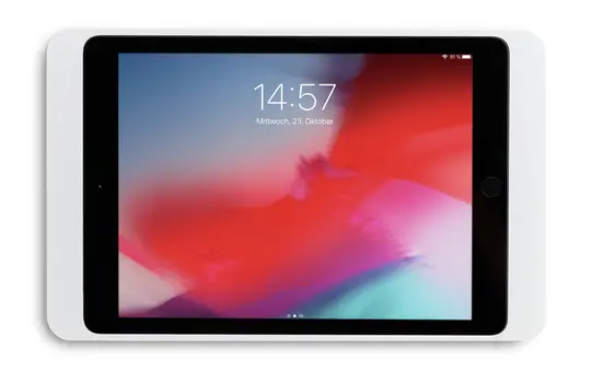 DISPLINE DSP-2-10-1002-00 Support mural Dame Wall iPad 10,2/10,5 pouces | blanc revêtu par poudre