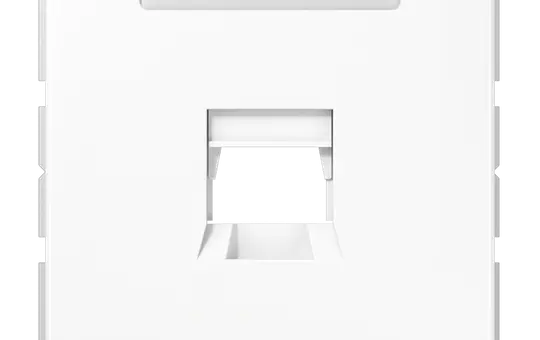 JUNG CD569-1WEWW Modular Jack Cover Series CD 1-f., font, UMA-CAT6A RADIALL Panduit Assmann | alpine white