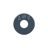 JUNG SKS1234.10 Scale disc for shutter rotary switch with arrow symbols | anthracite