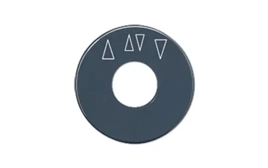 JUNG SKS1234.10 Scale disc for shutter rotary switch with arrow symbols | anthracite