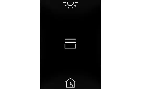 JUNG CD50NATXSW-L Plaque de recouvrement rétroéclairée F50 Série CD noir