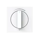 BUSCH-JAEGER 1740DR/03-44G Rotary switch cover art linear Rotary handle | studio white glossy