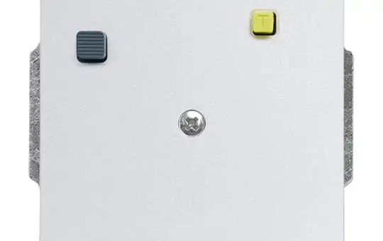 BUSCH-JAEGER 3151UC-83 Interrupteur encastré FI Future 30 mA | alu argenté