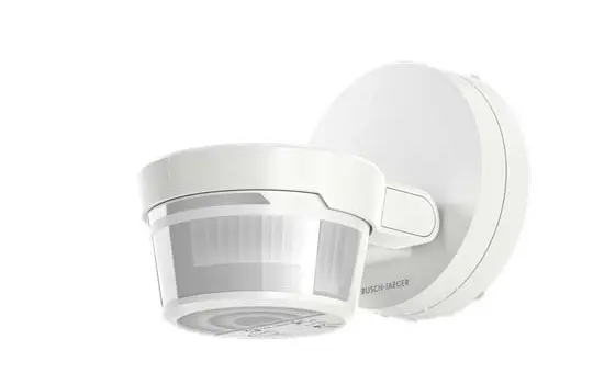 BUSCH-JAEGER 6851/22-134 Détecteur de mouvement Busch-Wächter 220°, Bluetooth | blanc studio