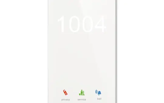 BUSCH-JAEGER TSN/U.2.11-CG KNX Touch RTR tacteo with room number | glass white