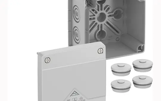 SPELSBERG Abox Pro 040-L Junction Box without Terminal Block standard | gray | 4 mm²
