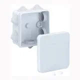 SPELSBERG HP 80-L Junction Box with Step Nipples standard | gray | 85 x 85 x 42 mm