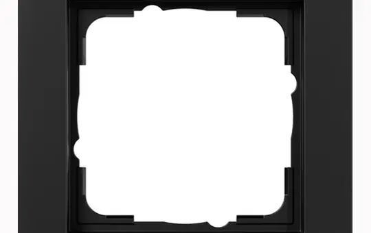 GIRA 0211153 Cadre de recouvrement E1 célibataire | noir mat