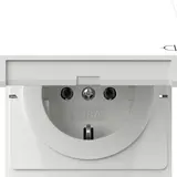 GIRA 445470 SCHUKO socket System Flächenrahmen Hinged lid | pure white shiny