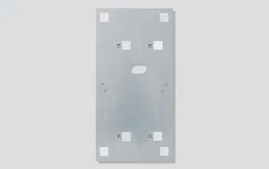 SIEDLE APC 611-0 Adapter Plate Size C | aluminum