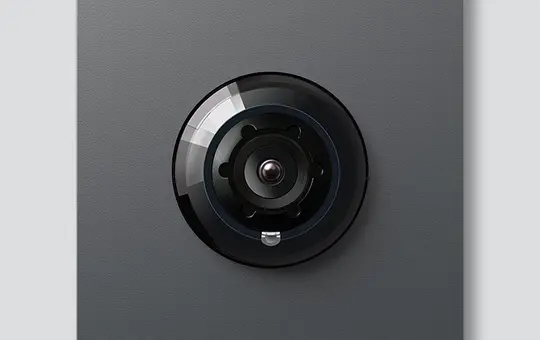 SIEDLE CM 618-02 DG System-free Camera 180 In-Home Bus Day/night switching | dark gray mica