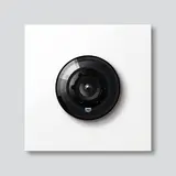 SIEDLE CM 618-02 W System-free Camera 180 In-Home Bus Day/night switching | white