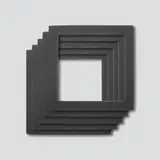 SIEDLE Vario 611 Cadre d'étanchéité pour modules pour tous les modules de la série Vario 611 | gris