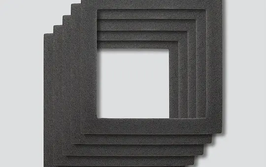 SIEDLE Vario 611 Cadre d'étanchéité pour modules pour tous les modules de la série Vario 611 | gris