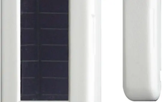 ELTAKO FTK-wg Contacteur radio pour fenêtre et porte avec cellule solaire | blanc pur brillant