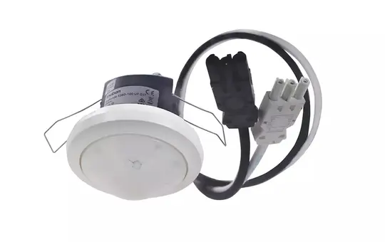 THEBEN theRonda S360-100 UP GST Détecteur de présence plafond theRonda 360°, connecteur Wieland, éclairage à 1 canal | blanc | 50 m²