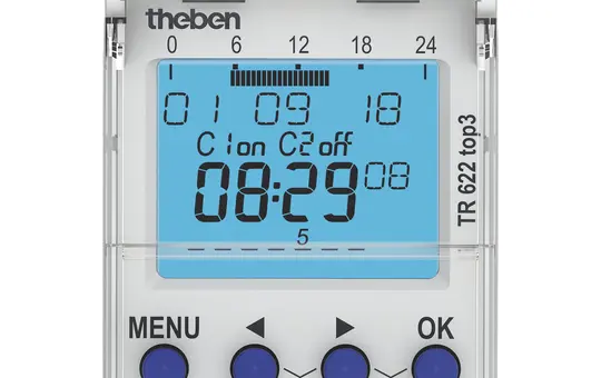THEBEN TR 622 top3 Digital Weekly Timer Switch App, 2 channels