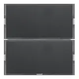 BERKER 80162785 Capteur tactile KNX S.1/B.3/B.7 2 en 1, confort | alu/anthracite