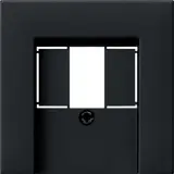 GIRA 0376005 Cover for USB Charger System 55 1-fold | matt black