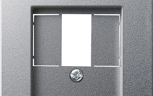 GIRA 037626 Plaque pour chargeur USB Système 55 célibataire | couleur alu