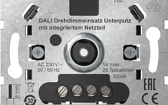 GIRA 202700 Module variateur rotatif DALI avec alimentation intégrée