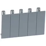 LEGRAND 001961 Bande de recouvrement Plexo³ IP5 5 modules | gris argenté