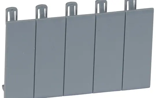 LEGRAND 001961 Cover Strip Plexo³ IP5 5 modules | silver gray