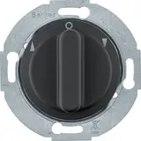 BERKER MAN0101617 Blind rotary switch 1930 softtouch 2-pole | black